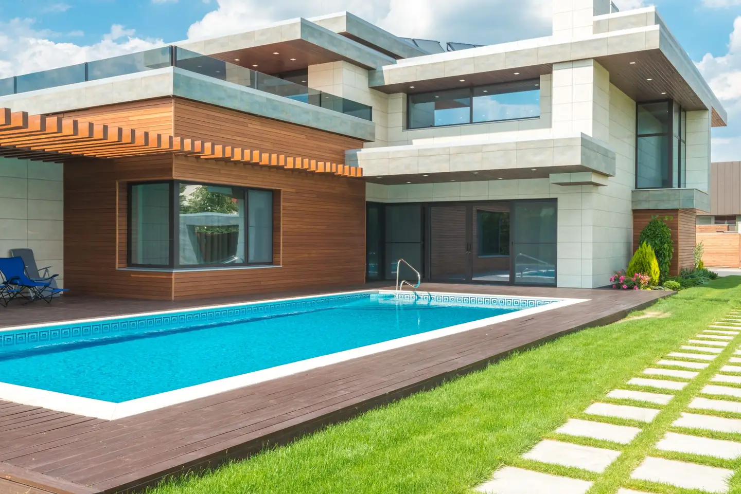 Swimming pool built in Oatlands, NSW